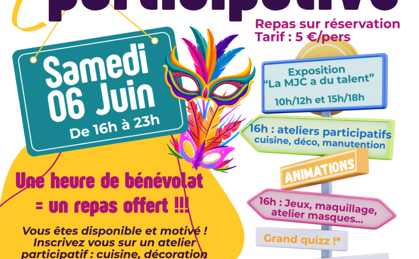 FÊTE PARTICIPATIVE – SQUARE DES BUISSONNETS / MJC CHATEAUVERT